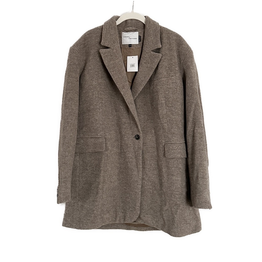 Vanessa Hong X Birgitte Herskind Wilma Blazer In Dark Morreto Size 2 US 34 NWT - Picture 5 of 6